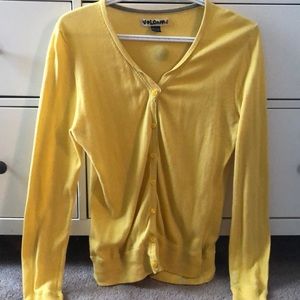 Yellow Volcom Cardigan